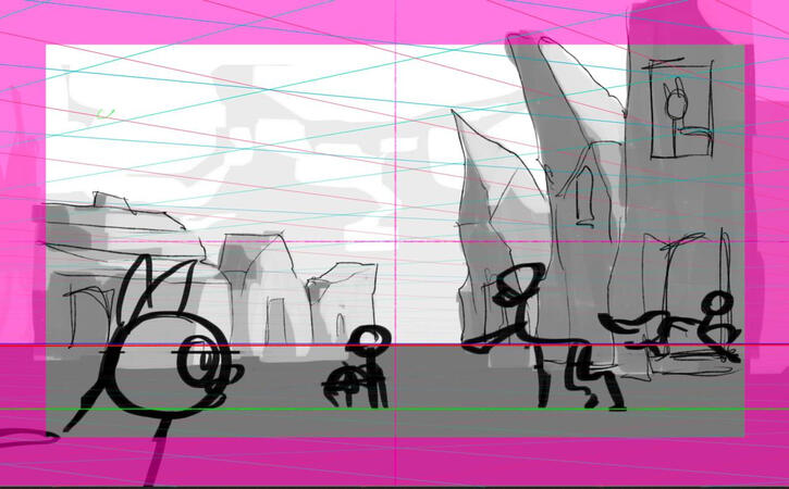 Animatic layout